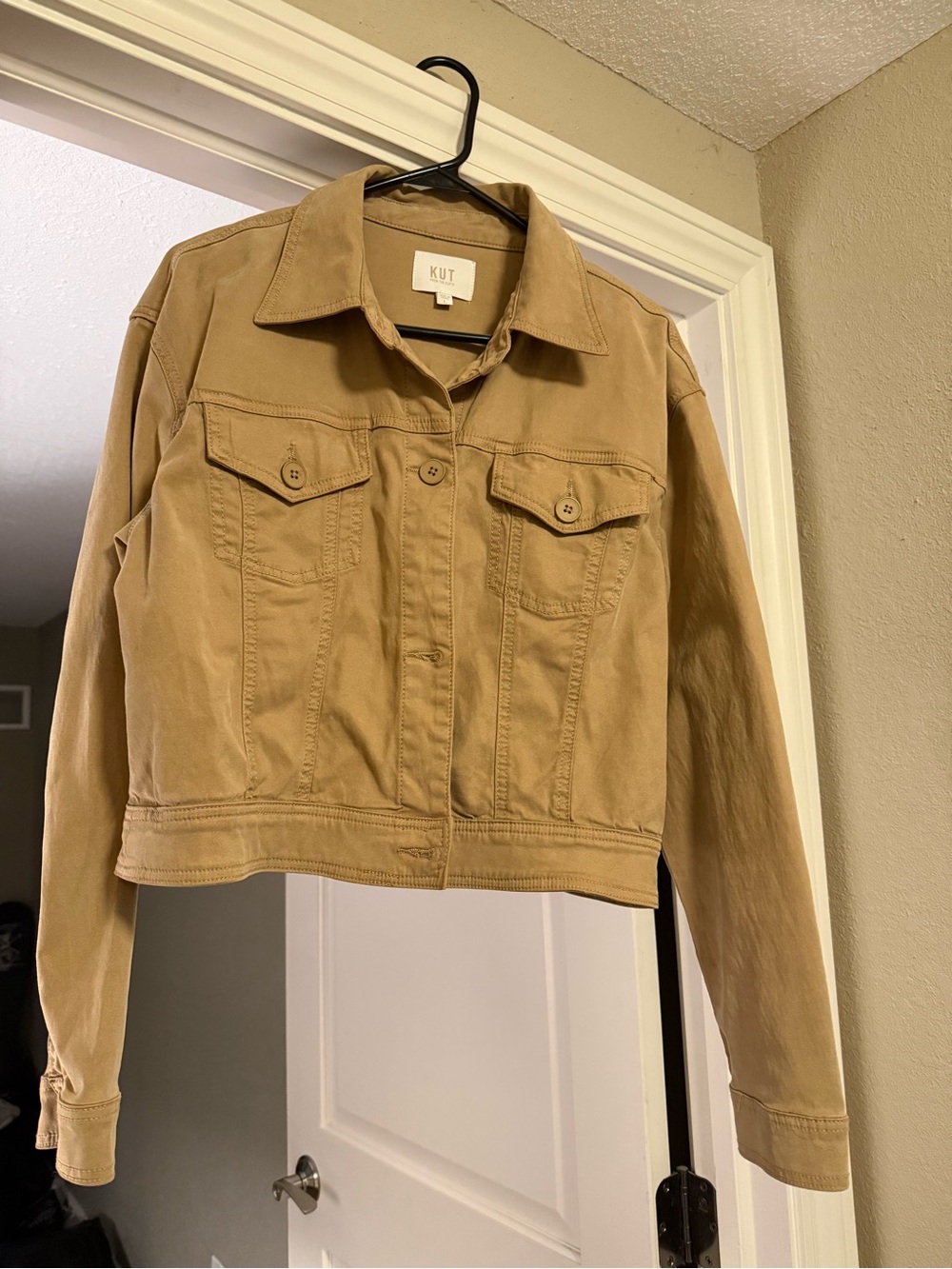 Kut from the Kloth Women's Tan Cotton Jacket